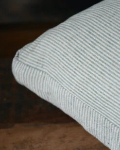 Box Kussenhoes Met Fijne Groene Strepen, IB Laursen -Ib Laursen box kussenhoes met fijne groene strepen ib laursen 2