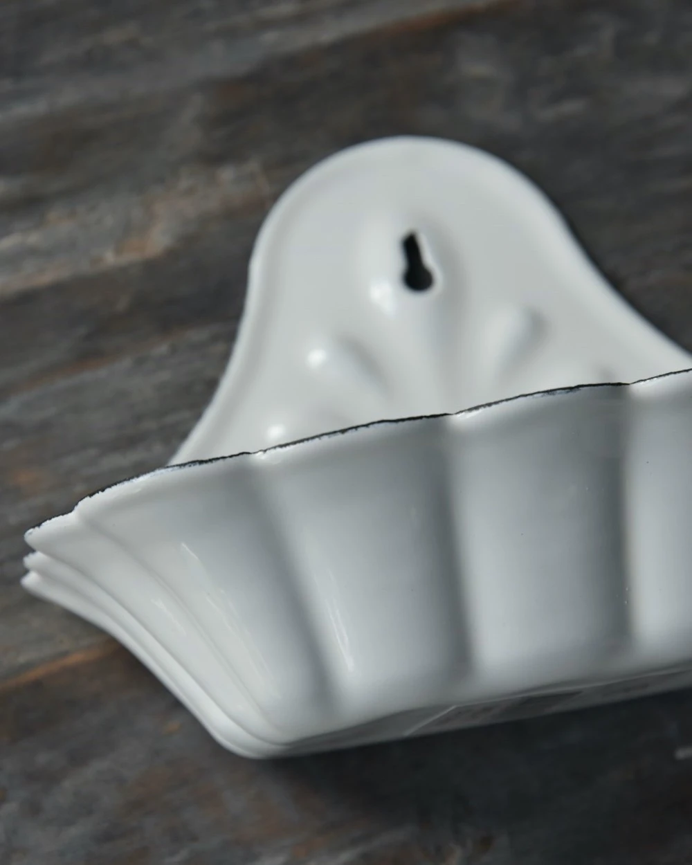 Brocante Zeep Bakje Wit Emaille, IB Laursen 6 Brocante Zeep Bakje Wit Emaille, IB Laursen - Afbeelding 4