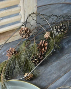 Draadmand Kegel Antiek Goud Met Lang Hengsel, IB Laursen -Ib Laursen draadmand kegel antiek goud met lang hengsel ib laursen 7