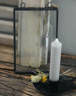 Fotolijstje Glas In Metaal Met Ophang Oogjes