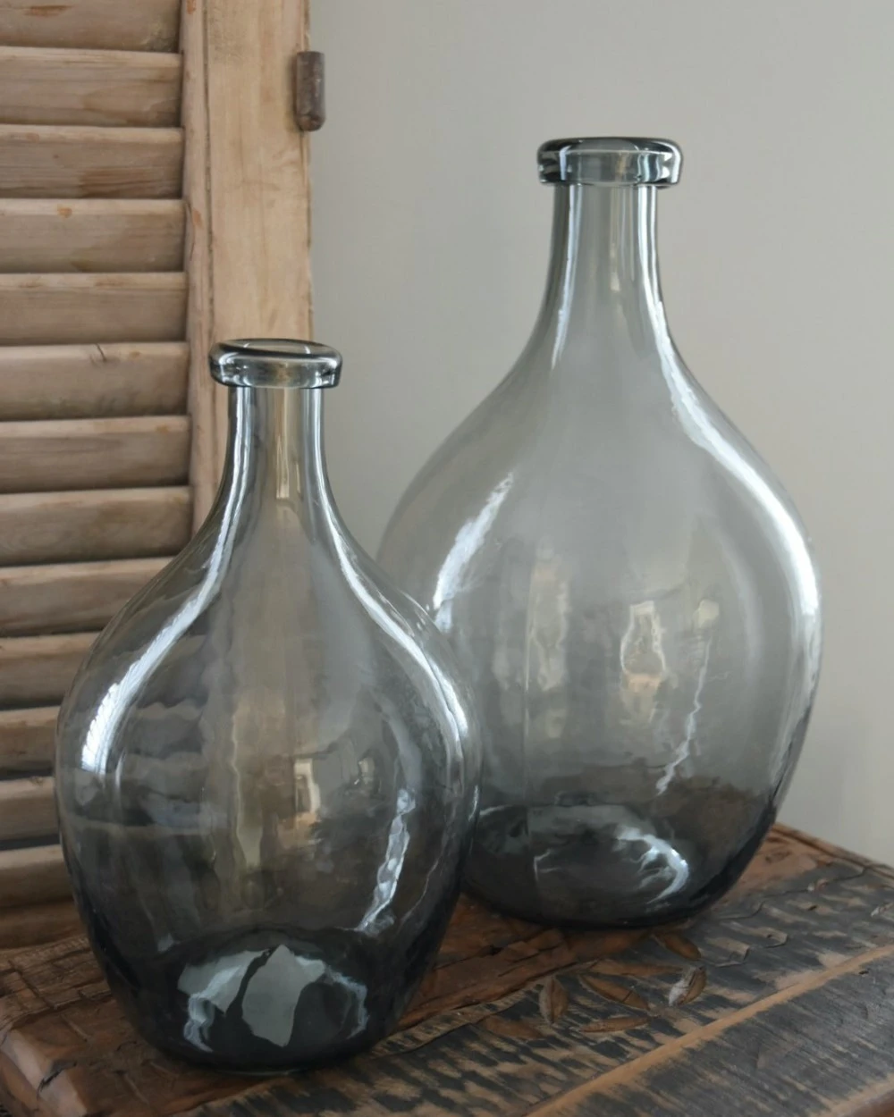 Glazen Ballon Vaas Met Grijze Gloed, IB Laursen 9 Glazen Ballon Vaas Met Grijze Gloed, IB Laursen - Afbeelding 7