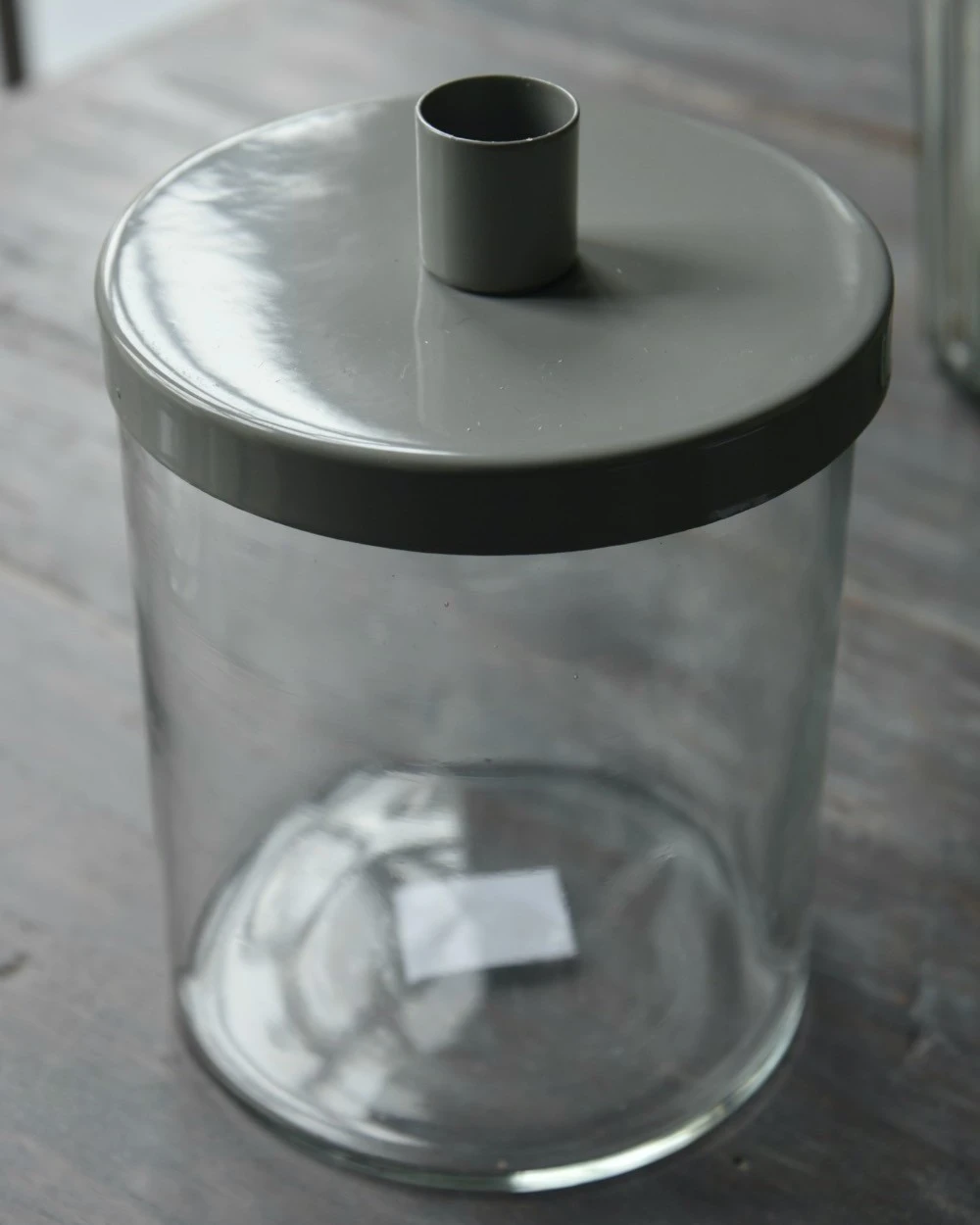 Glazen Pot Met Grijs Metalen Kaarsen Inzet, IB Laursen 10 Glazen Pot Met Grijs Metalen Kaarsen Inzet, IB Laursen - Afbeelding 8