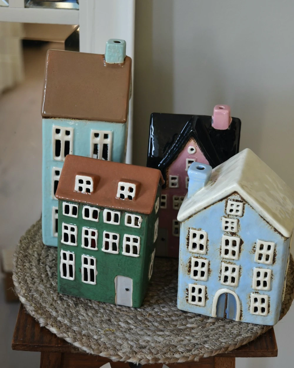 Groen Pakhuis Nyhavn Theelicht Met Lichte Ramen En Dakkapellen, IB Laursen 6 Groen Pakhuis Nyhavn Theelicht Met Lichte Ramen En Dakkapellen, IB Laursen - Afbeelding 4