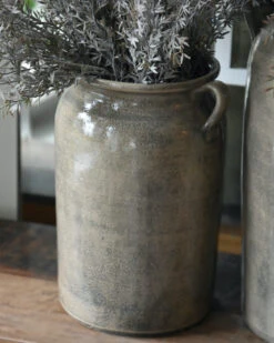 Grote Pot Kruik Met Oren Klei Grijs, IB Laursen -Ib Laursen grote pot kruik met oren klei grijs ib laursen 2