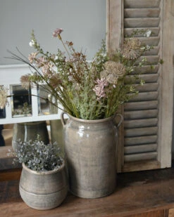 Grote Pot Kruik Met Oren Klei Grijs, IB Laursen -Ib Laursen grote pot kruik met oren klei grijs ib laursen 7