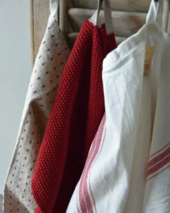 Ib Laursen -Ib Laursen handdoek mynte rhododendron rood ib laursen 1