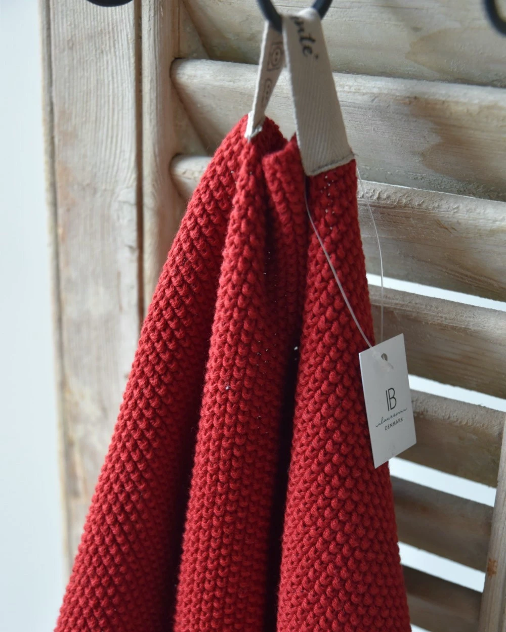 Handdoek Mynte Rhododendron Rood, IB Laursen 5 Handdoek Mynte Rhododendron Rood, IB Laursen - Afbeelding 3