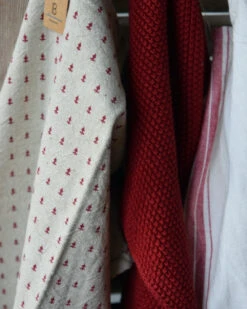 Handdoek Mynte Rhododendron Rood, IB Laursen 12 Handdoek Mynte Rhododendron Rood, IB Laursen -Ib Laursen handdoek mynte rhododendron rood ib laursen 3