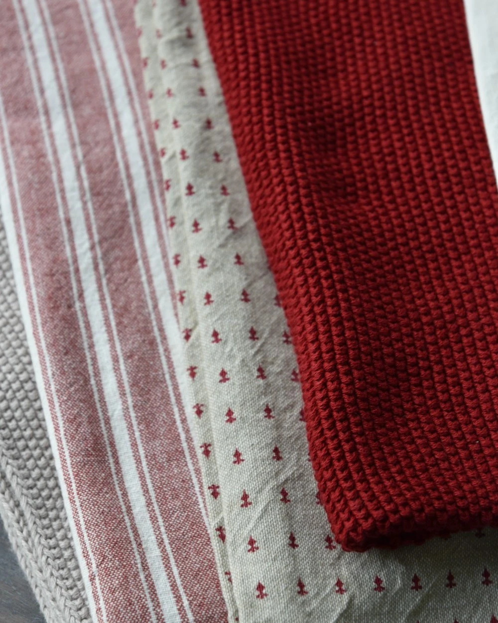 Handdoek Mynte Rhododendron Rood, IB Laursen 3 Handdoek Mynte Rhododendron Rood, IB Laursen