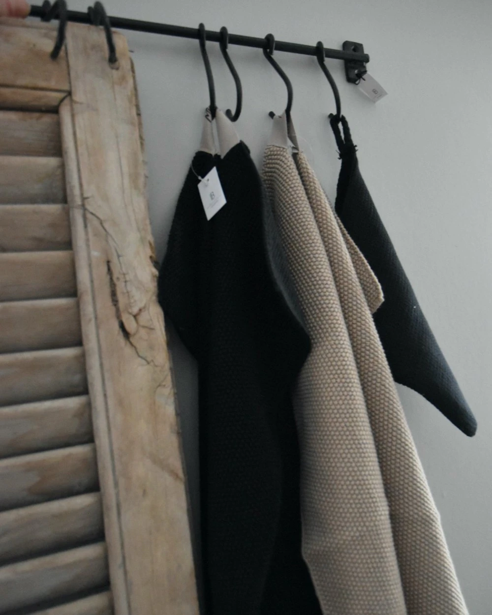 Handdoek Mynte Zwart, IB Laursen 9 Handdoek Mynte Zwart, IB Laursen - Afbeelding 7