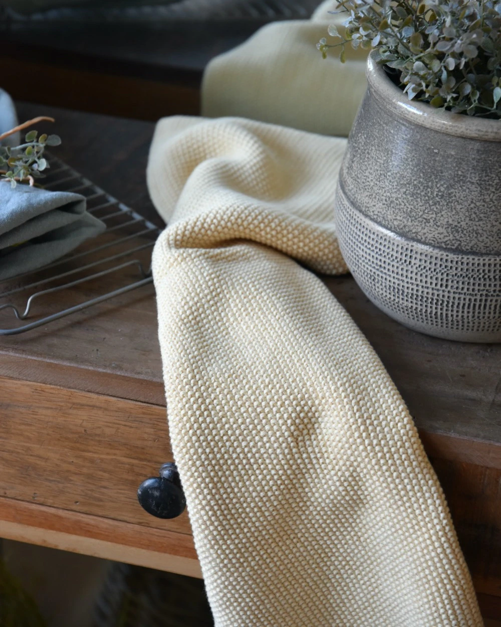 Handdoek Zacht Geel Lemonade, IB Laursen 6 Handdoek Zacht Geel Lemonade, IB Laursen - Afbeelding 4