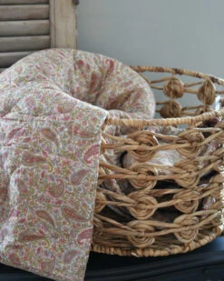 Handgemaakte Mand Met Cirkel Patroon, Groot 8 Handgemaakte Mand Met Cirkel Patroon, Groot -Ib Laursen handgemaakte mand met cirkel patroon groot 2