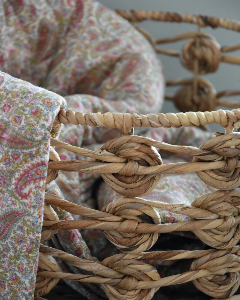 Handgemaakte Mand Met Cirkel Patroon, Groot 3 Handgemaakte Mand Met Cirkel Patroon, Groot