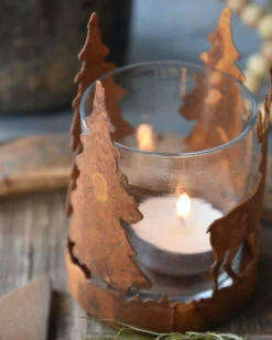 Hert En Bomen Theelicht Roestbruin, IB Laursen -Ib Laursen hert en bomen theelicht roestbruin ib laursen 6