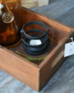 Houten Bak Met Hoge Rand, Unique IB Laursen -Ib Laursen houten bak met hoge rand unique ib laursen 3