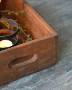 Houten Bak Met Hoge Rand, Unique IB Laursen -Ib Laursen houten bak met hoge rand unique ib laursen 4