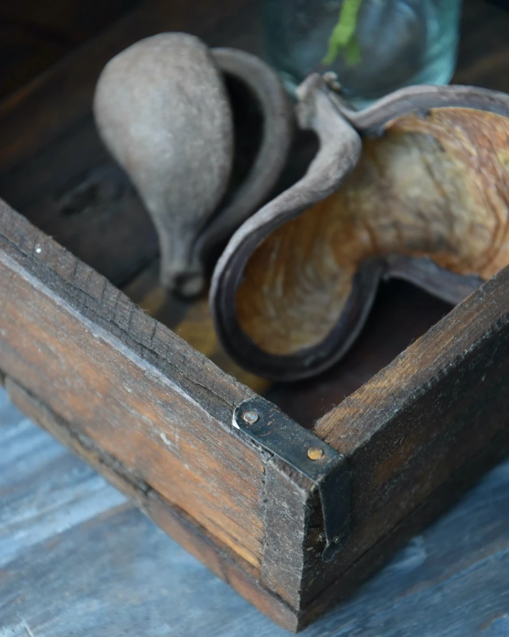 Houten Bak Met Metalen Beugeltjes, Unique IB Laursen 4 Houten Bak Met Metalen Beugeltjes, Unique IB Laursen - Afbeelding 2