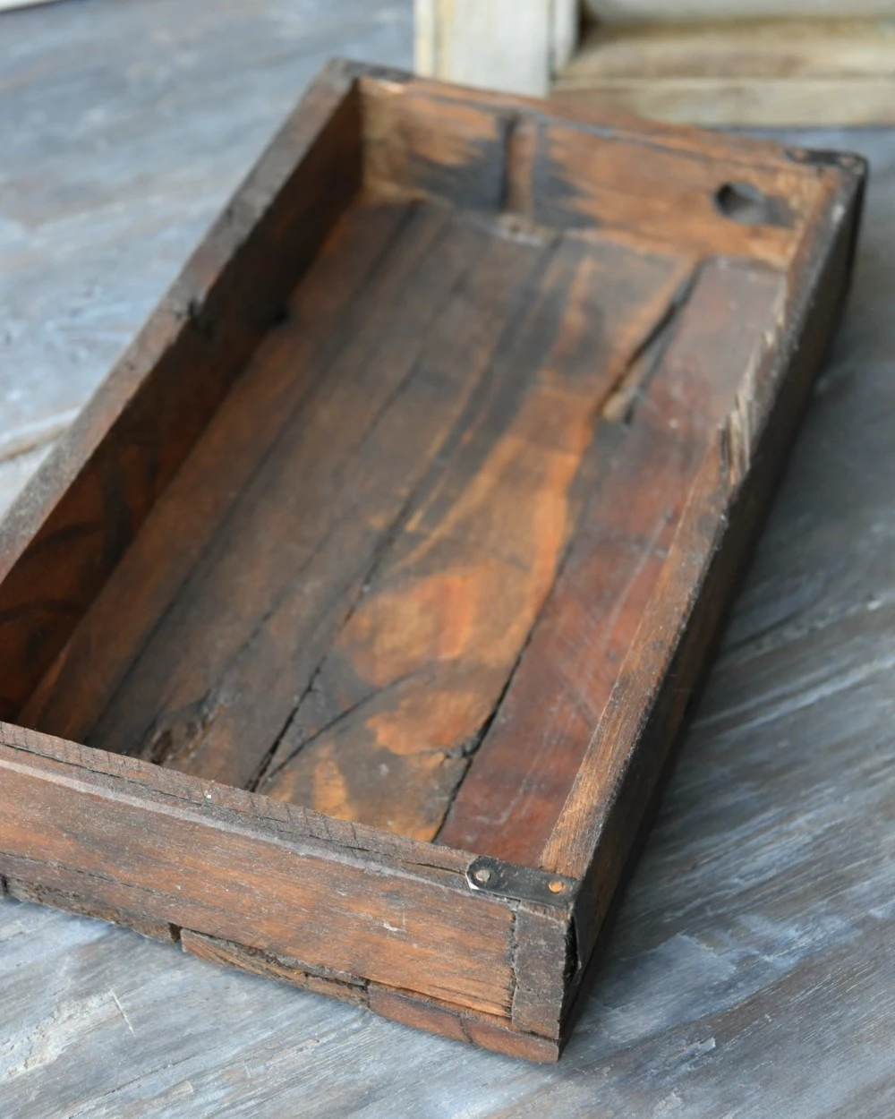 Houten Bak Met Metalen Beugeltjes, Unique IB Laursen 5 Houten Bak Met Metalen Beugeltjes, Unique IB Laursen - Afbeelding 3