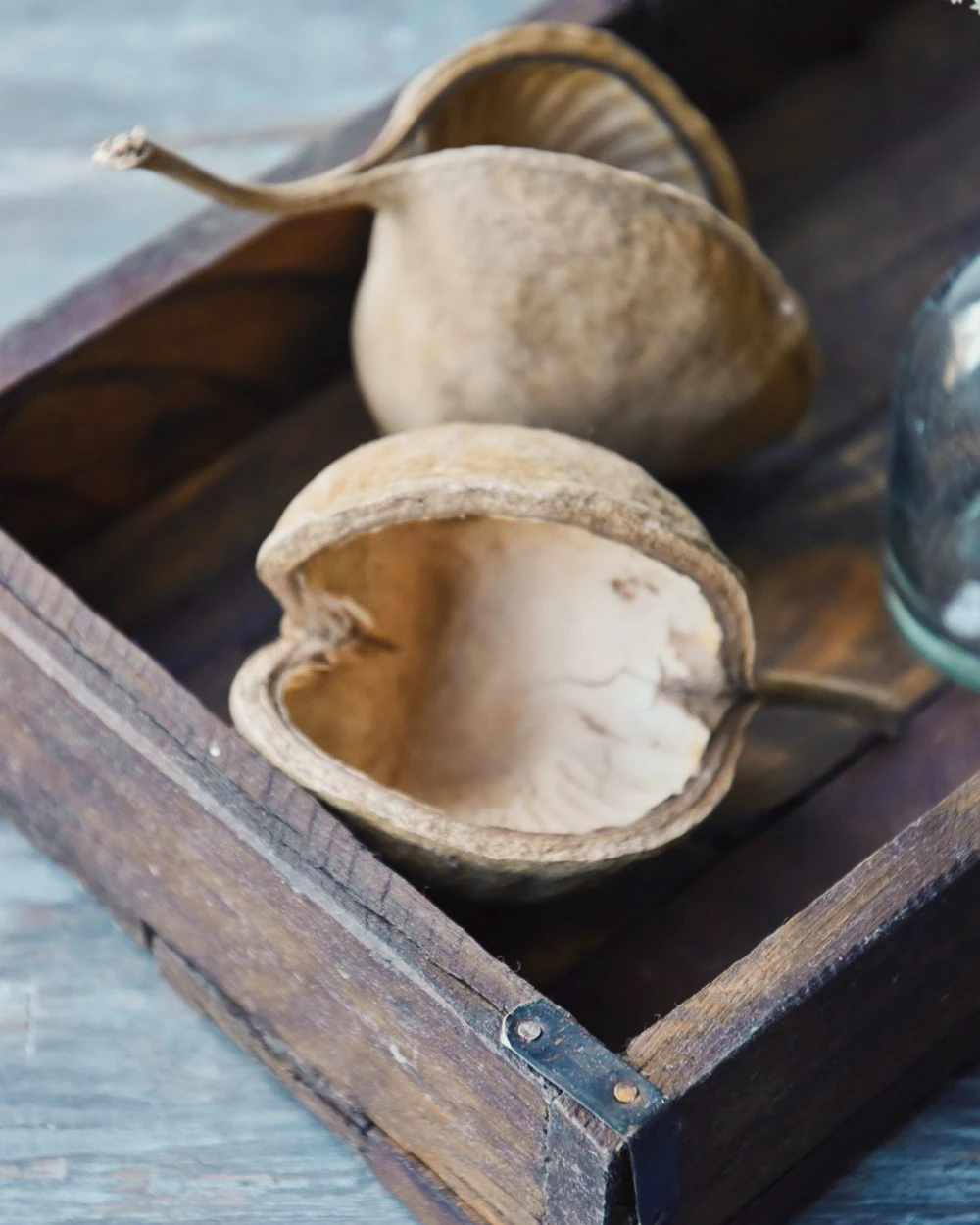 Houten Bak Met Metalen Beugeltjes, Unique IB Laursen 6 Houten Bak Met Metalen Beugeltjes, Unique IB Laursen - Afbeelding 4