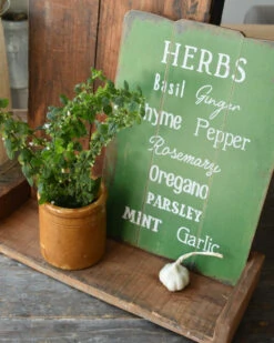 Houten Bord Met Kruiden/ Herbs Groen, IB Laursen 11 Houten Bord Met Kruiden/ Herbs Groen, IB Laursen -Ib Laursen houten bord met kruiden herbs groen ib laursen 2