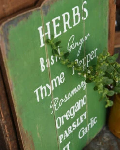 Houten Bord Met Kruiden/ Herbs Groen, IB Laursen 15 Houten Bord Met Kruiden/ Herbs Groen, IB Laursen -Ib Laursen houten bord met kruiden herbs groen ib laursen 6