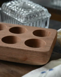 Houten Eierhouder Voor Zes Eitjes, IB Laursen 10 Houten Eierhouder Voor Zes Eitjes, IB Laursen -Ib Laursen houten eierhouder voor zes eitjes ib laursen 2