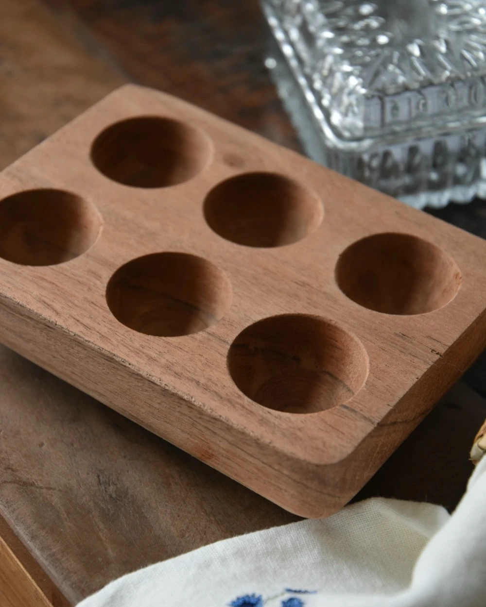 Houten Eierhouder Voor Zes Eitjes, IB Laursen 8 Houten Eierhouder Voor Zes Eitjes, IB Laursen - Afbeelding 6