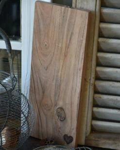 Houten Serveer Bord Met Hartje, Rechthoekig IB Laursen