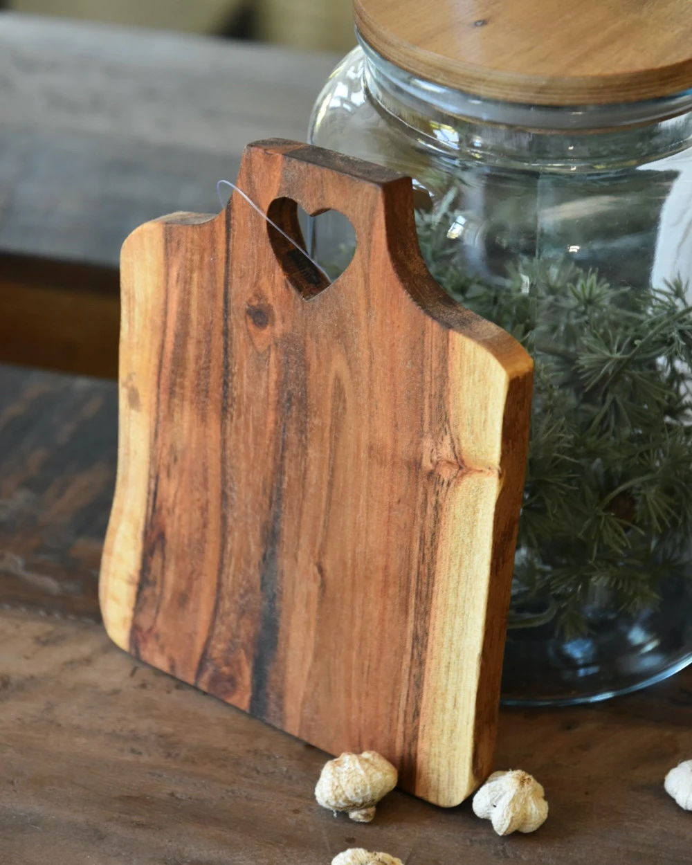 Houten Snijplank Met Hart Gaatje, IB Laursen 3 Houten Snijplank Met Hart Gaatje, IB Laursen