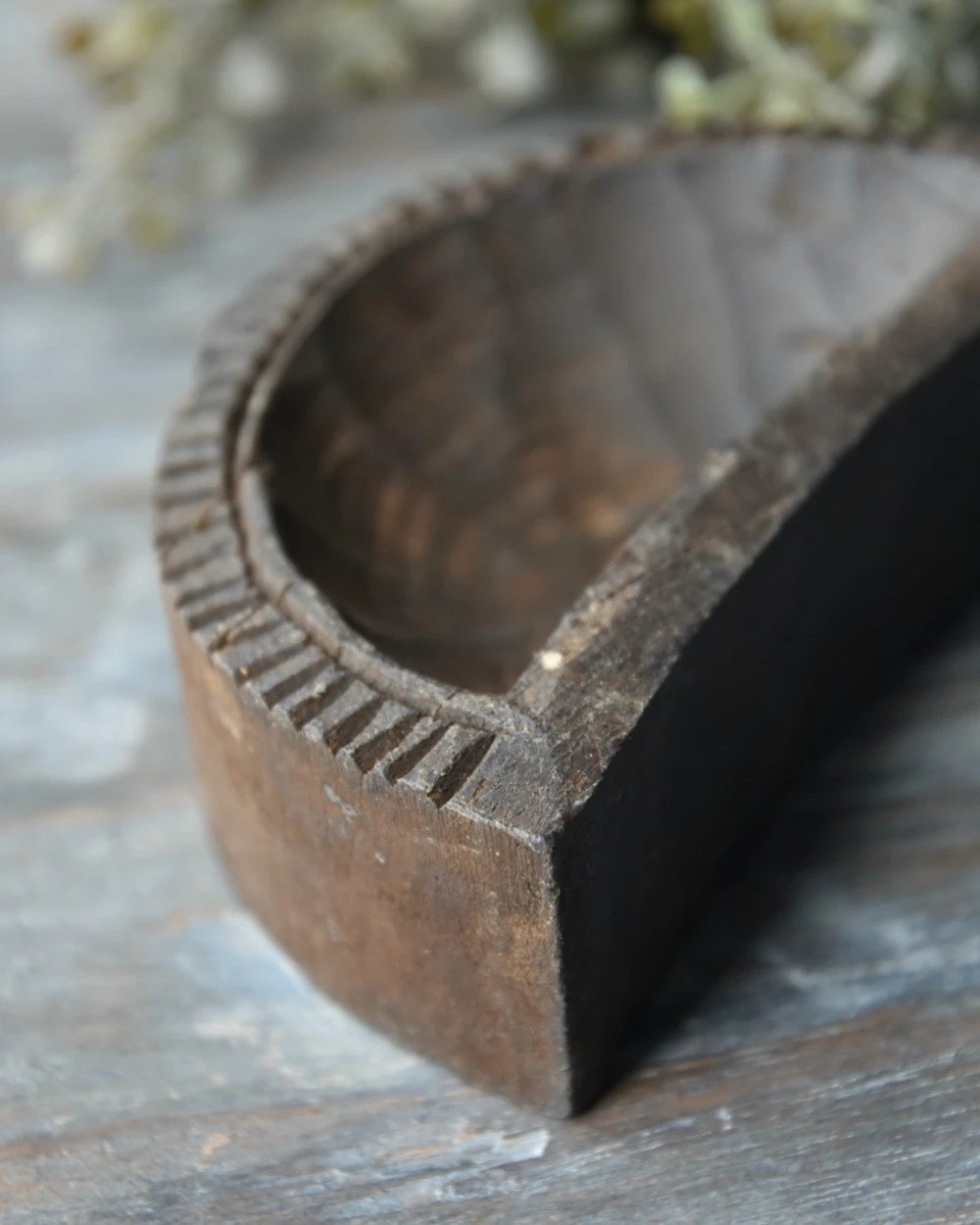 Houten Vintage Bakvorm Halve Cirkel, IB Laursen 4 Houten Vintage Bakvorm Halve Cirkel, IB Laursen - Afbeelding 2