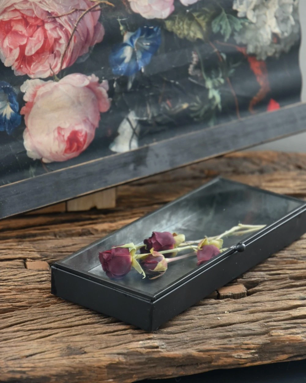 Langwerpig Kistje Met Glazen Deksel 7 Langwerpig Kistje Met Glazen Deksel - Afbeelding 5