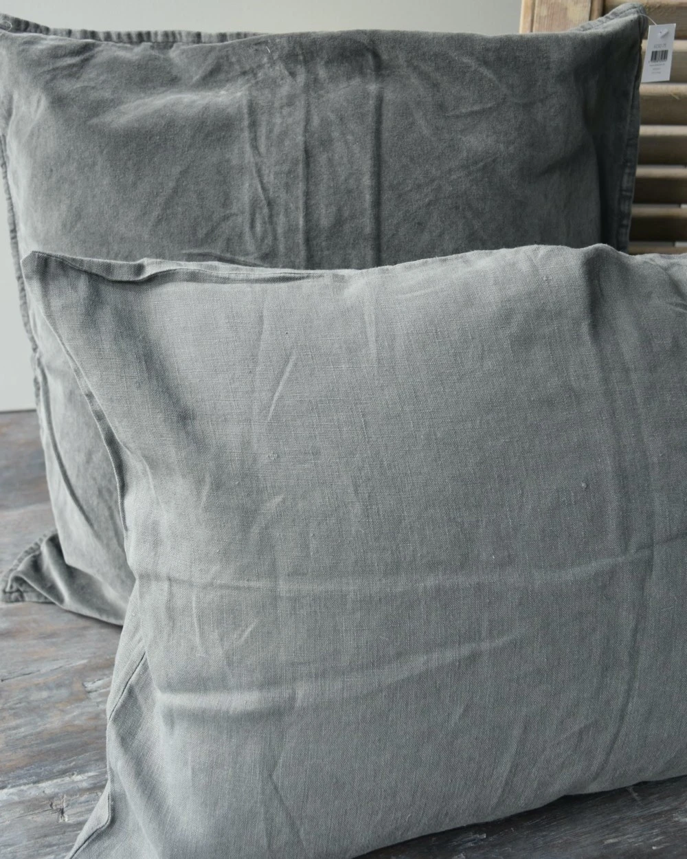 Linnenlook Rechthoekige Kussenhoes 'Thunder Grey', IB Laursen 9 Linnenlook Rechthoekige Kussenhoes 'Thunder Grey', IB Laursen - Afbeelding 7