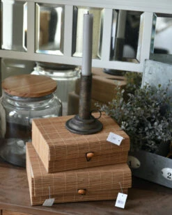 Metalen Antiek Look Kandelaar Met Oor, IB Laursen -Ib Laursen metalen antiek look kandelaar met oor ib laursen 3