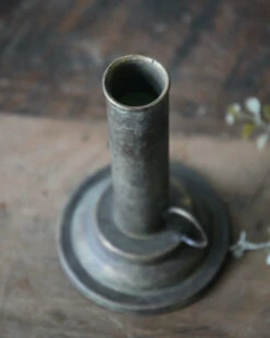 Metalen Antiek Look Kandelaar Met Oor, IB Laursen -Ib Laursen metalen antiek look kandelaar met oor ib laursen 4