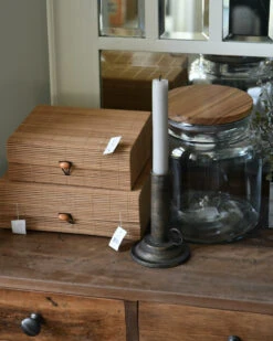 Metalen Antiek Look Kandelaar Met Oor, IB Laursen -Ib Laursen metalen antiek look kandelaar met oor ib laursen 5