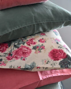 Olijf Groene Velours Kussenhoes, IB Laursen 12 Olijf Groene Velours Kussenhoes, IB Laursen -Ib Laursen olijf groene velours kussenhoes ib laursen 3