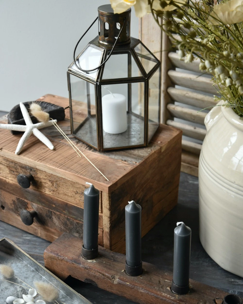 Oud Houten Lade Kastje, IB Laursen 4 Oud Houten Lade Kastje, IB Laursen - Afbeelding 2