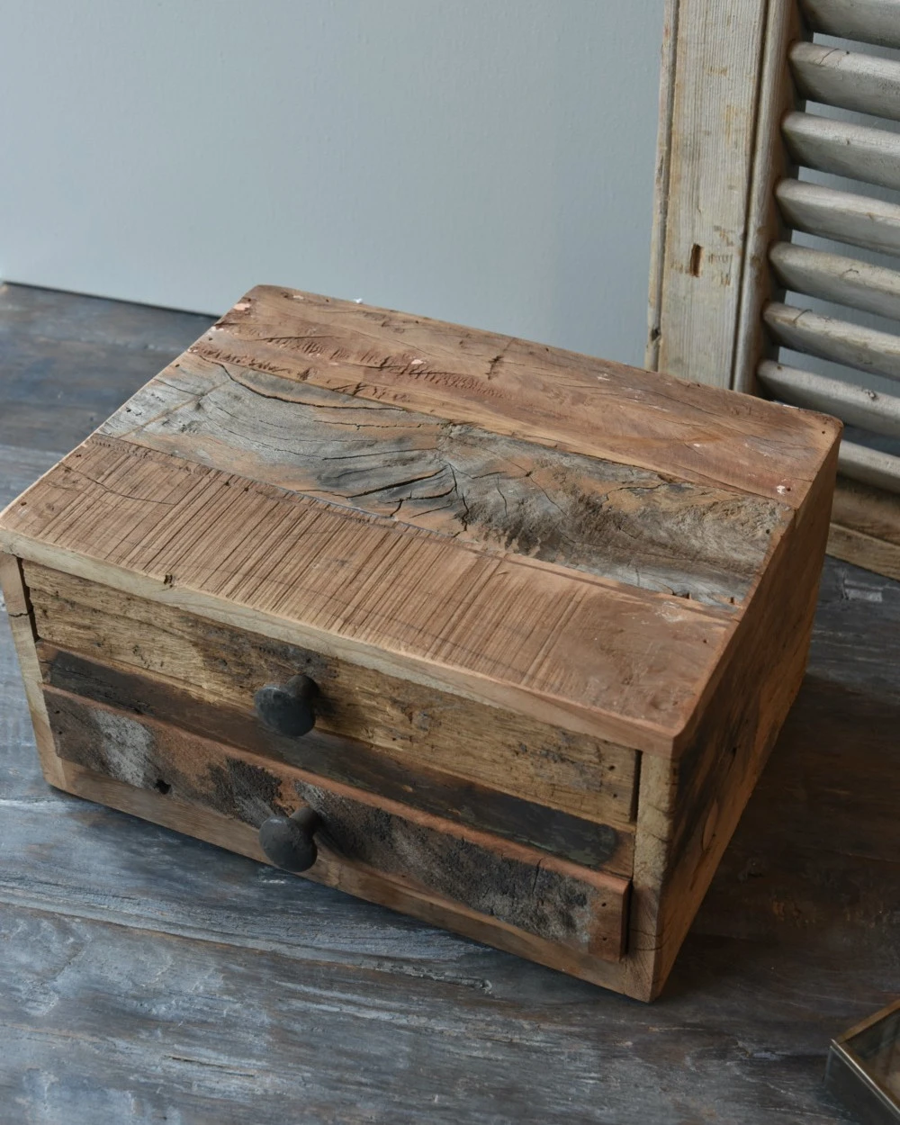 Oud Houten Lade Kastje, IB Laursen 6 Oud Houten Lade Kastje, IB Laursen - Afbeelding 4