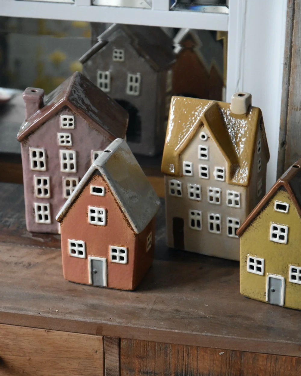 Pastel Lila Theelicht Huis Met Open Ramen Nyhavn, IB Laursen 4 Pastel Lila Theelicht Huis Met Open Ramen Nyhavn, IB Laursen - Afbeelding 2