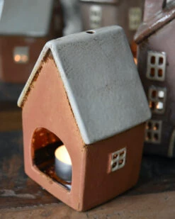 Pastel Perzik Kleurig Theelicht Huisje Nyhavn, IB Laursen -Ib Laursen pastel perzik kleurig theelicht huisje nyhavn ib laursen 4