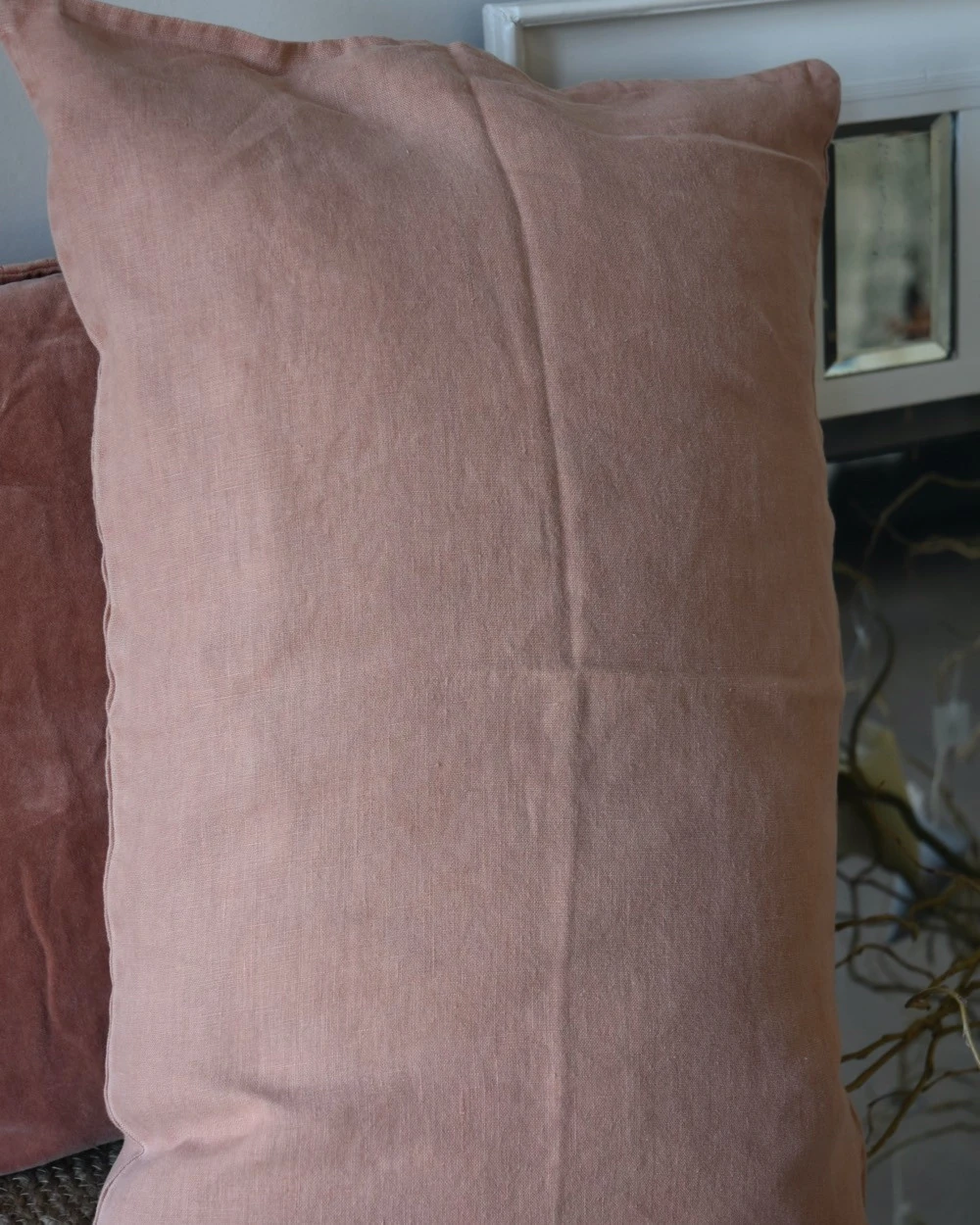 Pastel Roze Rechthoekige Kussenhoes 'Tuscany', IB Laursen 3 Pastel Roze Rechthoekige Kussenhoes 'Tuscany', IB Laursen