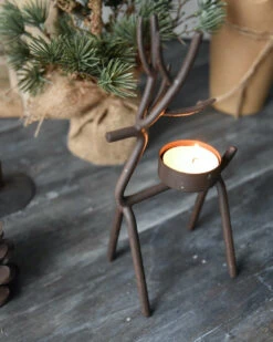 Rendier Theelicht Van Metaal Middel,, IB Laursen