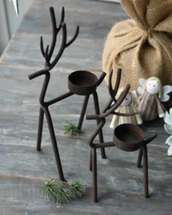 Rendier Theelicht Van Metaal Middel,, IB Laursen -Ib Laursen rendier theelicht van metaal middel ib laursen 6