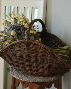 Rieten Bloemen Mand Met Hengsel, IB Laursen 10 Rieten Bloemen Mand Met Hengsel, IB Laursen -Ib Laursen rieten bloemen mand met hengsel ib laursen 2