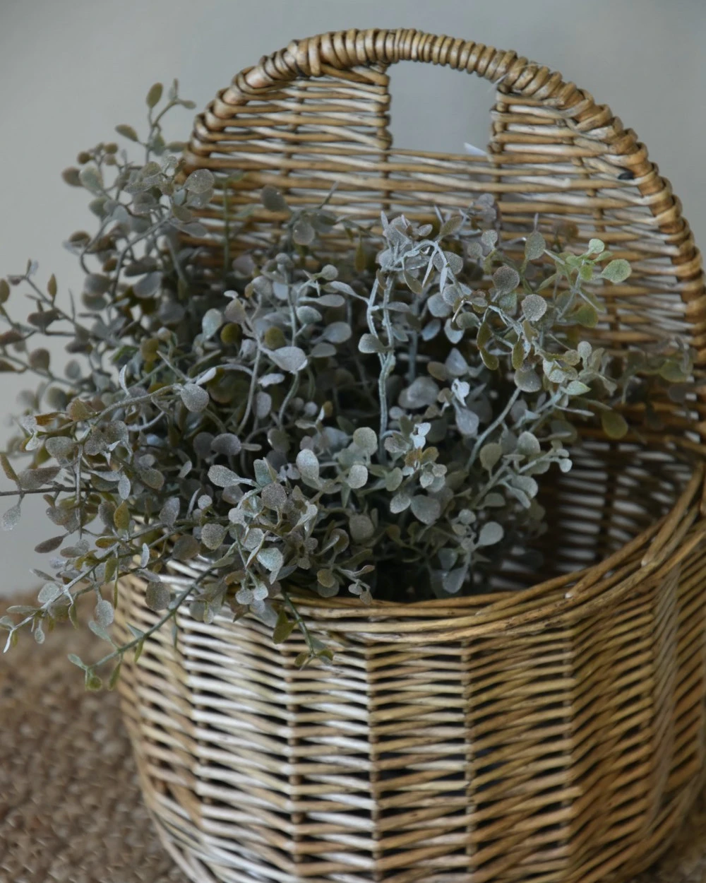 Rieten Wand Mand Half Rond, IB Laursen 3 Rieten Wand Mand Half Rond, IB Laursen