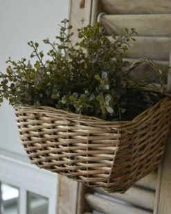 Rieten 'wand' Mand Met Twee Hengsels, IB Laursen