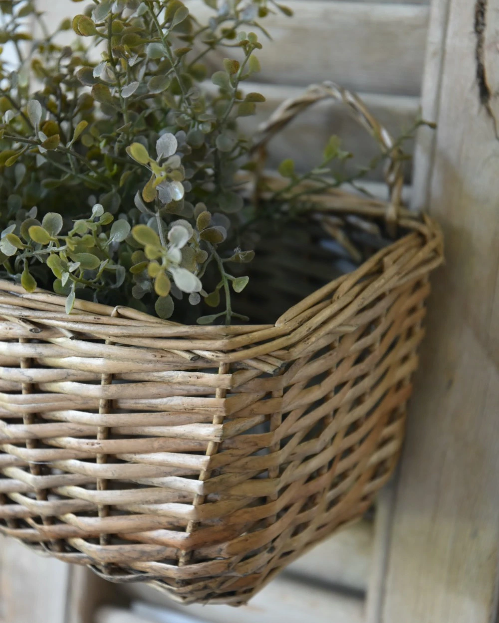 Rieten 'wand' Mand Met Twee Hengsels, IB Laursen 6 Rieten 'wand' Mand Met Twee Hengsels, IB Laursen - Afbeelding 4