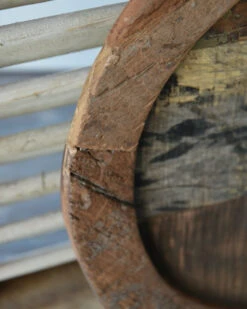 Ronde Oud Houten Plateau, IB Laursen -Ib Laursen ronde oud houten plateau unique ib laursen 4