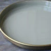 Ronde Tray Grijs Met Antiek Gouden Buitenkant, IB Laursen 2 Ronde Tray Grijs Met Antiek Gouden Buitenkant, IB Laursen -Ib Laursen ronde tray grijs met antiek gouden buitenkant ib laursen