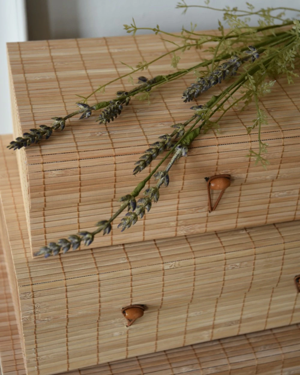 Set Bamboe Opberg Kistjes Met Houten Knop Sluiting Van 3, IB Laursen 8 Set Bamboe Opberg Kistjes Met Houten Knop Sluiting Van 3, IB Laursen - Afbeelding 6